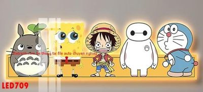 File tranh trang trí File in tranh decor gắn led LED709 (tải file gốc)