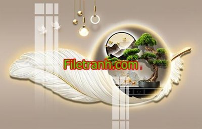 File in mica File in tranh decor gắn led LED830 (bản gốc) sắc sảo