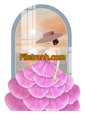 File in lụa File in tranh decor gắn led LED850 (phong cảnh) File in tranh decor gắn led LED850