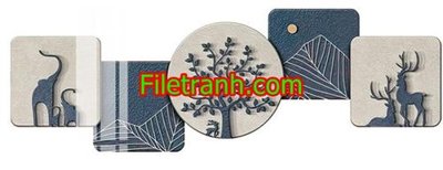 Download file gốc File in tranh decor gắn led LED882 (in lụa) nghệ thuật