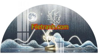 File PSD File in tranh decor gắn led LED888 (bản gốc) chất lượng nhất