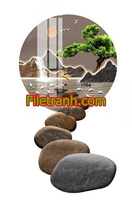 File tranh File in tranh decor gắn led LED897 (ảnh gốc) không bị mờ
