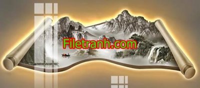 File in ấn cao cấp File in tranh decor gắn led LED902 (file gốc)