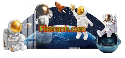 File gốc File in tranh decor gắn led LED966 (in ấn) không giới hạn