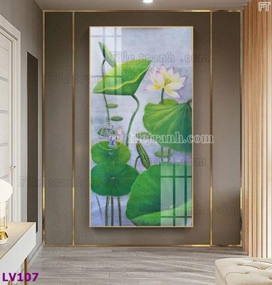 File ảnh Tranh trang trí lối vào 1 tấm LV107 (gốc) dùng in Pano