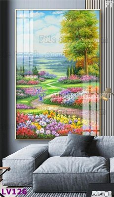 File gốc in ấn Tranh trang trí lối vào 1 tấm LV126 (sẵn sàng tải về)