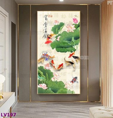 File gốc Tranh trang trí lối vào 1 tấm LV197 (PNG) không nền chất lượng