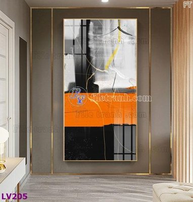 File tranh Tranh trang trí lối vào 1 tấm LV205 (ảnh gốc) in trần nhà