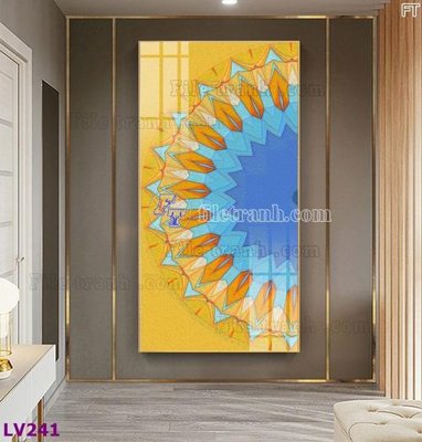 File PSD Tranh trang trí lối vào 1 tấm LV241 (bản gốc) dễ dàng edit