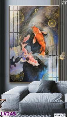 File ảnh Tranh trang trí lối vào 1 tấm LV245 (gốc) in decal dán tường