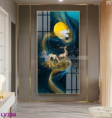 File tranh PSD Tranh trang trí lối vào 1 tấm LV260 chất lượng cao