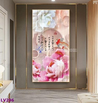 Tệp tin gốc Tranh trang trí lối vào 1 tấm LV296 (chất lượng cao) Tranh trang trí lối vào 1 tấm LV296