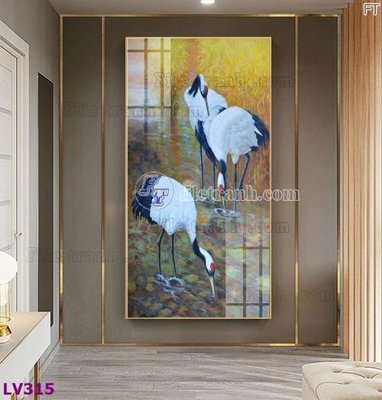 File in trần Tranh trang trí lối vào 1 tấm LV315 (bản gốc) hoa văn