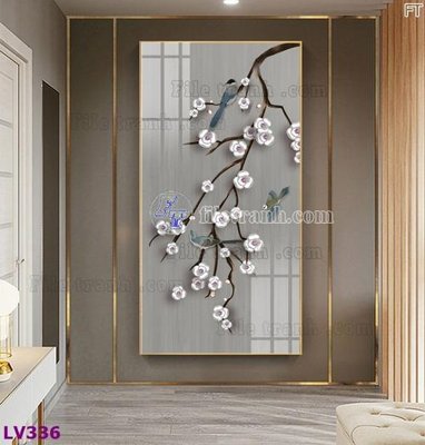 Tải file gốc Tranh trang trí lối vào 1 tấm LV336 (in khổ lớn) quảng cáo