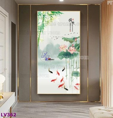 File gốc Tranh trang trí lối vào 1 tấm LV362 (cho in 3D) độc đáo