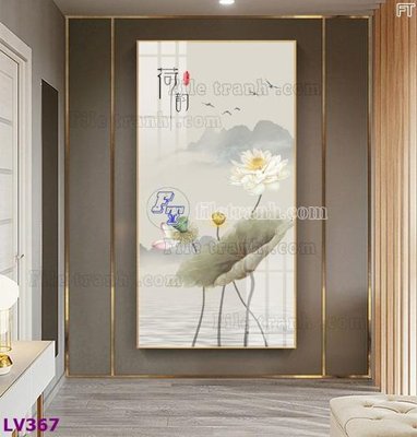 File gốc Tranh trang trí lối vào 1 tấm LV367 (PNG) không nền chất lượng