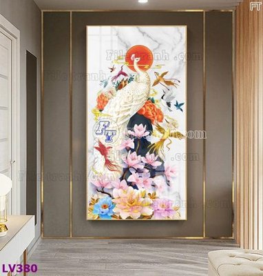 File tranh in mica Tranh trang trí lối vào 1 tấm LV380 (độ phân giải cao)