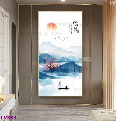 File in mica Tranh trang trí lối vào 1 tấm LV383 (ảnh gốc) đẹp