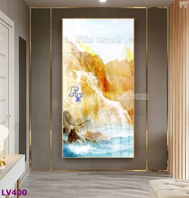 File PSD Tranh trang trí lối vào 1 tấm LV400 (gốc) cho designer