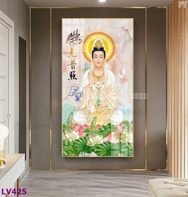 File tranh in trần Tranh trang trí lối vào 1 tấm LV425 (ảnh gốc siêu nét)