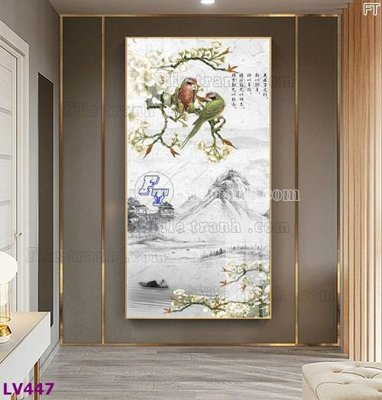 Hình ảnh file gốc Tranh trang trí lối vào 1 tấm LV447 cho in UV
