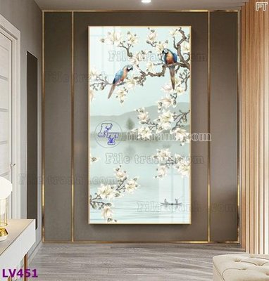 File in trần Tranh trang trí lối vào 1 tấm LV451 (bản gốc) hoa văn