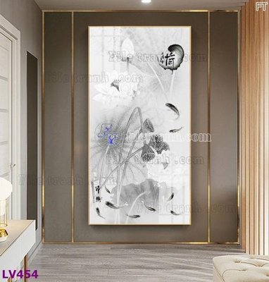 Download file Tranh trang trí lối vào 1 tấm LV454 (gốc) in mica cao cấp