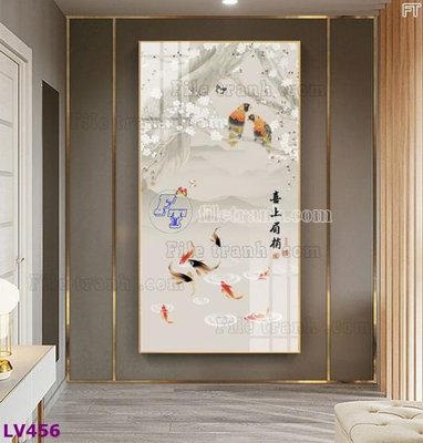Chi tiết file ảnh Tranh trang trí lối vào 1 tấm LV456 sắc nét