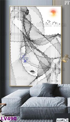 File in trần Tranh trang trí lối vào 1 tấm LV490 (bản gốc) 5D