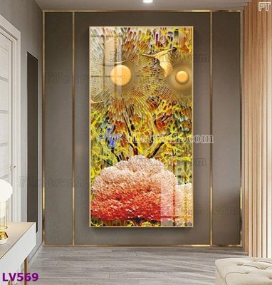 Tải file gốc Tranh trang trí lối vào 1 tấm LV569 (để in lụa)