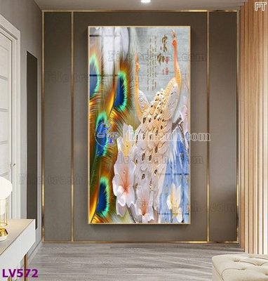 Download file gốc Tranh trang trí lối vào 1 tấm LV572 (in mica) 3D