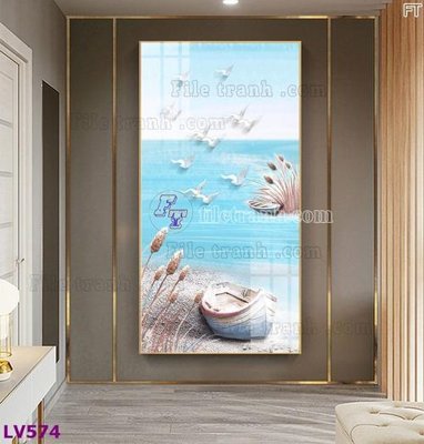 File tranh quảng cáo Tranh trang trí lối vào 1 tấm LV574 (file gốc) chuyên nghiệp