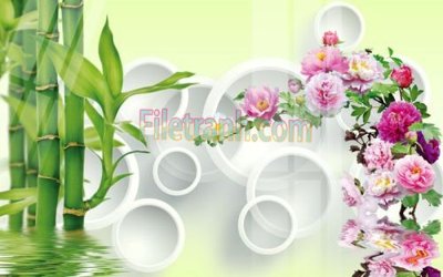 File in trần Tranh trang trí Spa làm đẹp MP126 (bản gốc) bầu trời