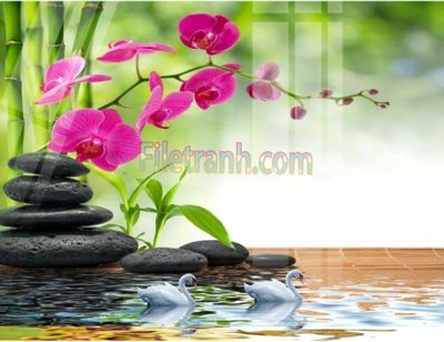 File gốc Tranh trang trí Spa làm đẹp MP129 (phong cách) tối giản