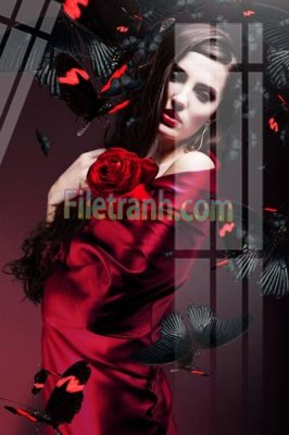 File gốc Tranh trang trí Spa làm đẹp MP560 (cho in 3D) độc đáo