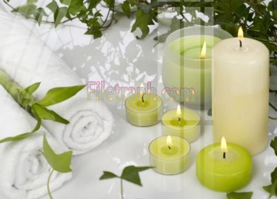 File tranh in trần Tranh trang trí Spa làm đẹp MP662 (ảnh gốc siêu nét)