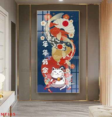 File gốc File tranh con mèo thần tài MT115 (bản quyền) cho in ấn