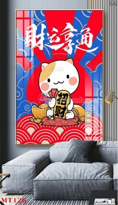 File tranh File tranh con mèo thần tài MT126 (ảnh gốc) độ nét vượt trội