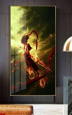 Tải file gốc in lụa File in tranh natra ma đồng giáng thế NA1126 siêu nét