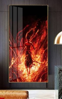 File tranh gốc File in tranh natra ma đồng giáng thế NA1133 (bản đẹp) độc quyền