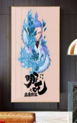 Hình ảnh file gốc in lụa File in tranh natra ma đồng giáng thế NA300