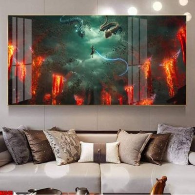 Ảnh gốc File in tranh natra ma đồng giáng thế NA345 (siêu chi tiết) để in ấn