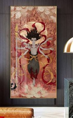 File PSD File in tranh natra ma đồng giáng thế NA357 (chất lượng in ấn)