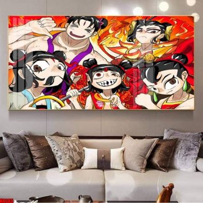 File in trần File in tranh natra ma đồng giáng thế NA385 (bản gốc) bầu trời