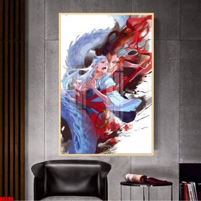 File tranh gốc in trần nhà File in tranh natra ma đồng giáng thế NA390 3D