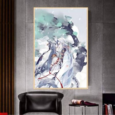 File gốc File in tranh natra ma đồng giáng thế NA409 (in tráng gương) ốp tường