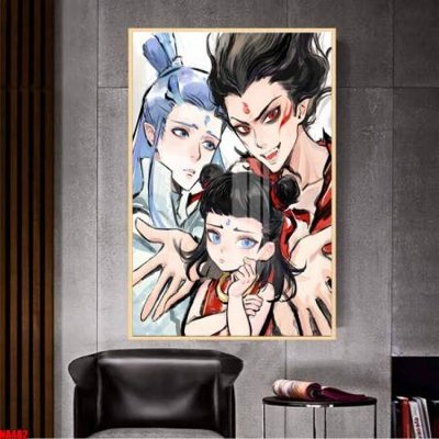 File gốc File in tranh natra ma đồng giáng thế NA482 (vector) cho in ấn