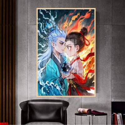 File gốc File in tranh natra ma đồng giáng thế NA493 (thiết kế) độc quyền