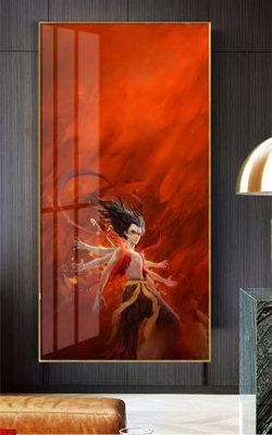 File tranh gốc File in tranh natra ma đồng giáng thế NA513 (bản quyền) file PSD