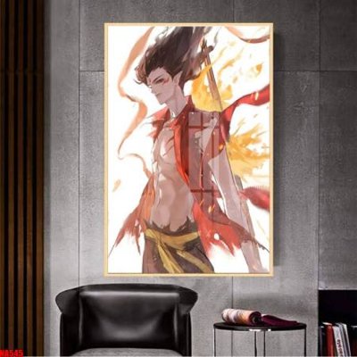 File gốc File in tranh natra ma đồng giáng thế NA545 (in lụa) họa tiết 3D